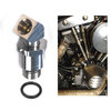 Öldruckmanometer Adapter Anschluss Set - für Harley Shovelhead und EVO 70-99