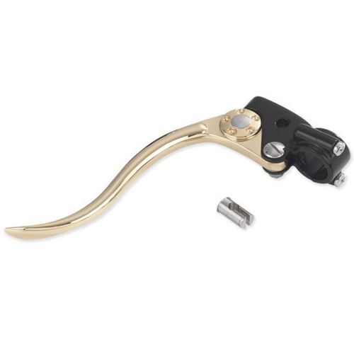 Deluxe Clutch Lever Assy Black With Polished Brass Lever