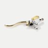 Kustom Tech Deluxe Line Clutch Master Cylinder, 14mm, Aluminium and Brass polished