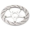 Kustom Tech 11,5" Drilled Style Rotor, Front, Left, fits 00-16